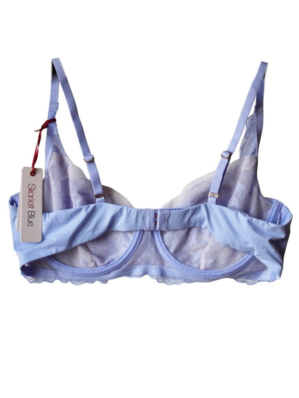 Skarlett Blue Women's Bra Sugar Plum Lace Balconette Sexy Lingerie Size 36C NEW - Picture 5 of 5
